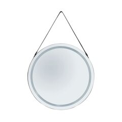 Подвесное зеркало Loft, 75x75 см, серебристого цвета цена и информация | Зеркала | 220.lv