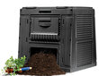 Komposta kaste E-Composter Without Base 470 L melna cena un informācija | Komposta kastes un āra konteineri | 220.lv