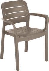 Садовый стул Tisara, бежевый цена и информация | скамейка со столиком | 220.lv