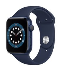 Apple Watch Series 6 40mm Blue Aluminum/Deep Navy Sport Band цена и информация | Смарт-часы (smartwatch) | 220.lv