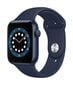 Apple Watch Series 6 40mm Blue Aluminum/Deep Navy Sport Band cena un informācija | Viedpulksteņi (smartwatch) | 220.lv