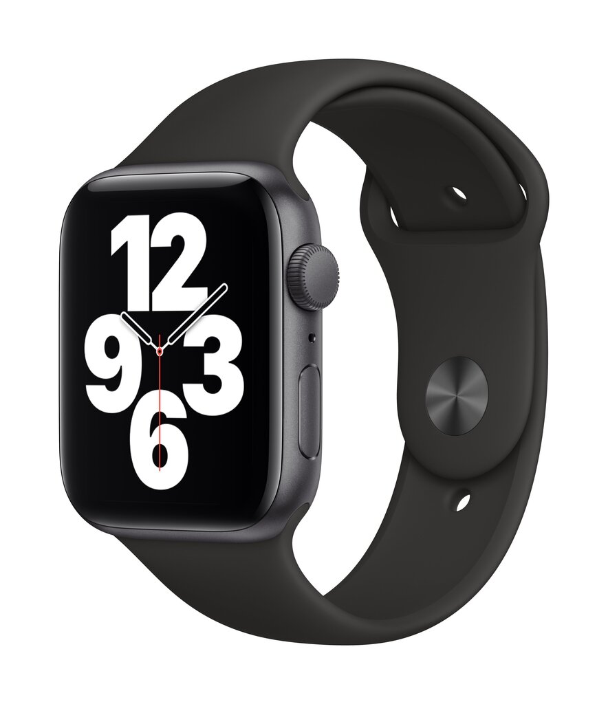 Viedais pulkstenis Apple Watch SE (GPS, 44 mm) - Space Gray Aluminium Case with Black Sport Band цена и информация | Viedpulksteņi (smartwatch) | 220.lv