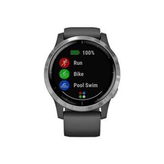 Garmin Vivoactive 4 silver/shadow grey cena un informācija | Viedpulksteņi (smartwatch) | 220.lv