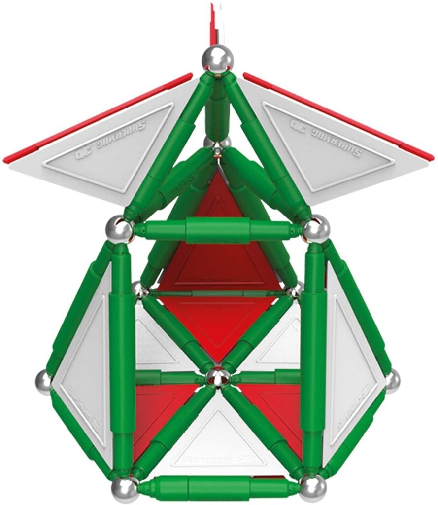 Magnētiskais konstruktors Supermag Primary, 0153, 116 d. cena un informācija | Konstruktori | 220.lv