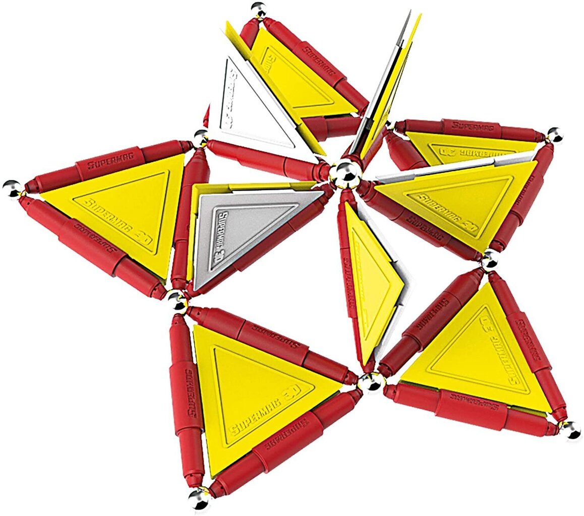 Magnētiskais konstruktors Supermag Primary, 0153, 116 d. cena un informācija | Konstruktori | 220.lv