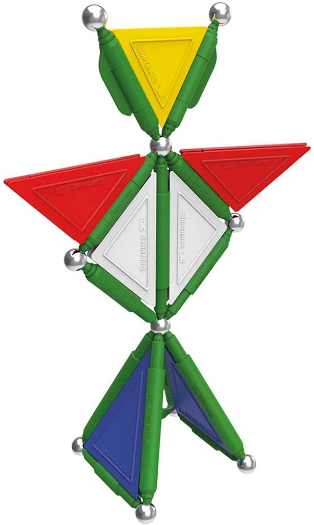 Magnētiskais konstruktors Supermag Primary, 0153, 116 d. cena un informācija | Konstruktori | 220.lv