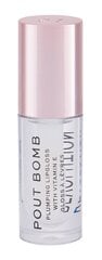 Caurspīdīgs lūpu spīdums Makeup Revolution Pout Bomb Glaze, 4.6 ml цена и информация | Помады, бальзамы, блеск для губ | 220.lv