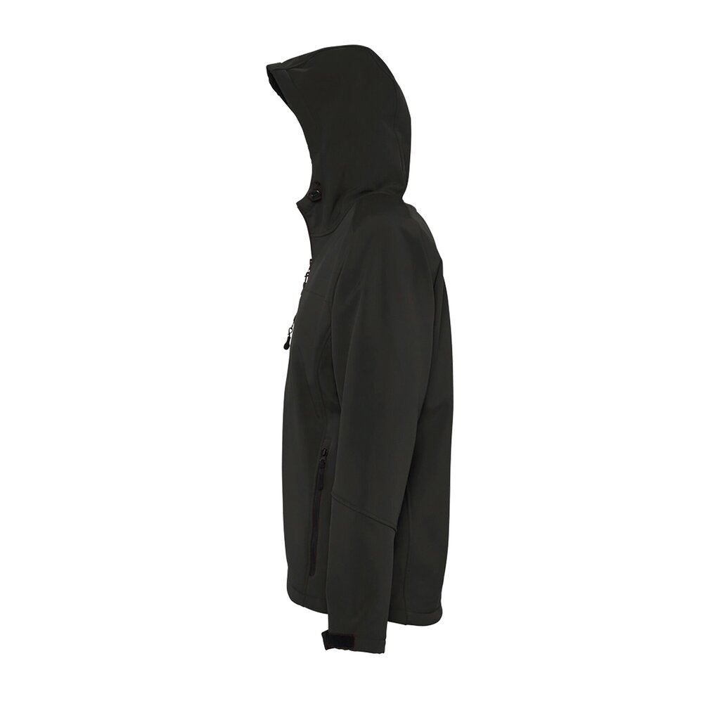Ūdens un vēja necaurlaidīga melna vīriešu softshell jaka ar kapuci REPLAY MEN цена и информация | Vīriešu virsjakas | 220.lv