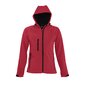 Ūdens un vēja necaurlaidīga sarkana sieviešu softshell jaka ar kapuci REPLAY WOMEN cena un informācija | Sieviešu virsjakas | 220.lv