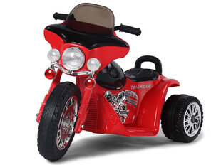 Bērnu trīsritenis Harley Davidson, sarkans cena un informācija | Elektromobīļi bērniem | 220.lv