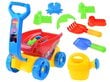 Smilšu rotaļlietu komplekts ar ratiem cena un informācija | Ūdens, smilšu un pludmales rotaļlietas | 220.lv