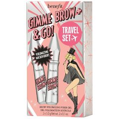 Набор гелевых красок для бровей Benefit Gimme Brow & Go 03 Medium, 2 x 3 г цена и информация | Карандаши, краска для бровей | 220.lv