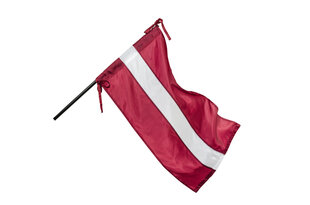 Latvijas valsts karogs 100x200cm cena un informācija | Karogi un aksesuāri | 220.lv
