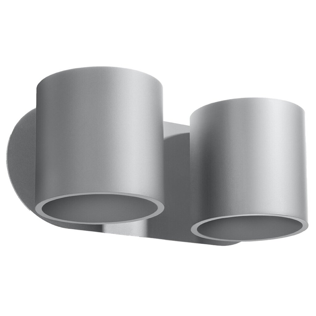 Sollux sienas lampa Orbis 2 grey цена и информация | Sienas lampas | 220.lv