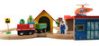 Liela koka vilcienu un automašīnu sacīkšu trase cena un informācija | Rotaļlietas zēniem | 220.lv
