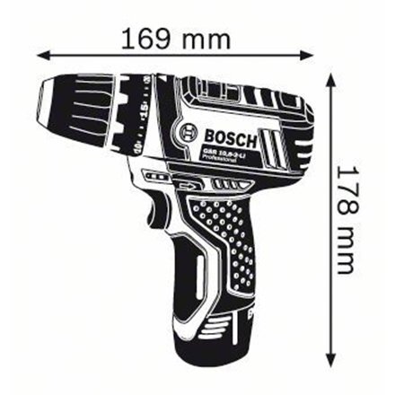 Akumulatora urbjmašīnas - skrūvgriezis Bosch GSR 12V-15 Professional 0601868109 цена и информация | Skrūvgrieži, urbjmašīnas | 220.lv