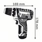 Akumulatora urbjmašīnas - skrūvgriezis Bosch GSR 12V-15 Professional 0601868109 цена и информация | Skrūvgrieži, urbjmašīnas | 220.lv