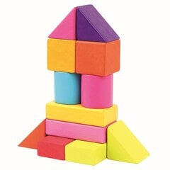 Koka krāsaini klucīši Bino, 100 gab. cena un informācija | Rotaļlietas zīdaiņiem | 220.lv