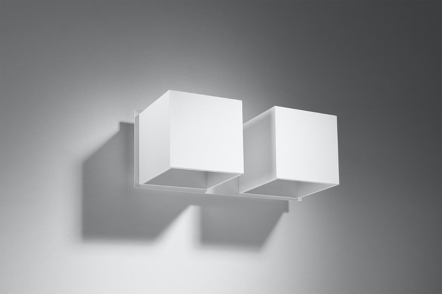 Sollux sienas lampa Quad 2 white cena un informācija | Sienas lampas | 220.lv