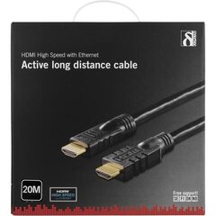 Deltaco HDMI-1150, HDMI, 15m cena un informācija | Kabeļi un vadi | 220.lv