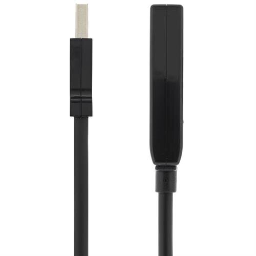 Deltaco USB2-EX20M, USB 2.0, 20m цена и информация | Kabeļi un vadi | 220.lv