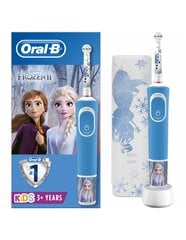Oral-B Vitality D100 Frozen ar plastmasas krūzi cena un informācija | Elektriskās zobu birstes | 220.lv