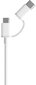 Xiaomi Mi 2-in-1 USB Cable Micro USB to Type C (30cm) white (SJX01ZM) cena un informācija | Savienotājkabeļi | 220.lv