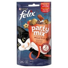Felix Party mix Mixed Grill 60g цена и информация | Лакомства для кошек | 220.lv