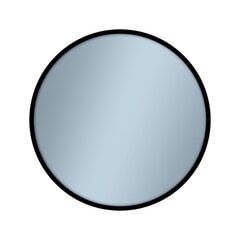 Spogulis Venti Rund, 60x60 cm, melns cena un informācija | Spoguļi | 220.lv