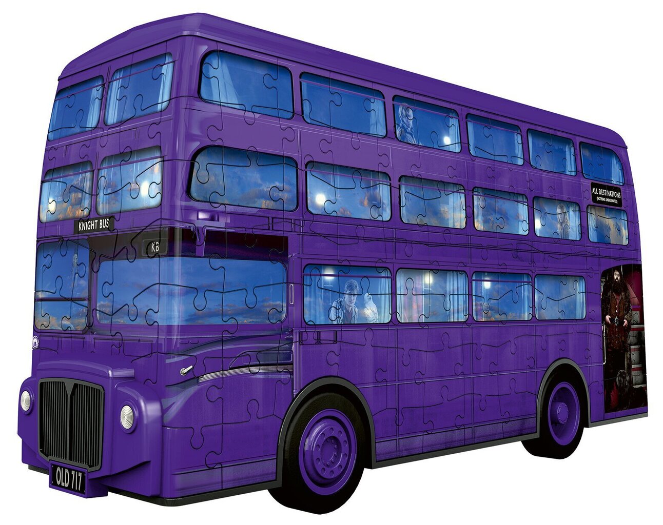 3D puzle Ravensburger Harry Potter Knight Bus 216 d. цена и информация | Puzles, 3D puzles | 220.lv