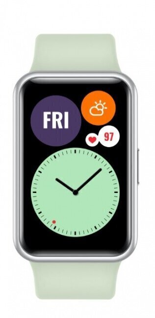 Viedais pulkstenis Huawei Watch Fit, Mint green цена и информация | Viedpulksteņi (smartwatch) | 220.lv