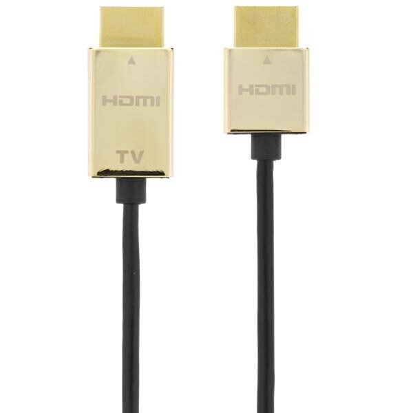 Deltaco HDMI-1043-K, HDMI, 3m cena un informācija | Kabeļi un vadi | 220.lv