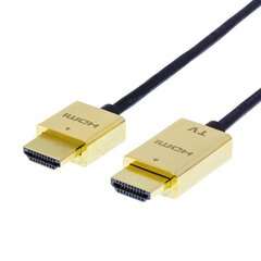 Deltaco HDMI-1043-K, HDMI, 3 м цена и информация | Кабели и провода | 220.lv