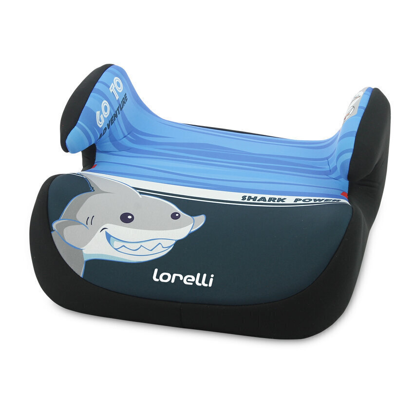 Autokrēsliņš-paaugstinājums Lorelli Topo Comf, 15-36 kg, Shark Light-Dark Blue cena un informācija | Autokrēsliņi | 220.lv