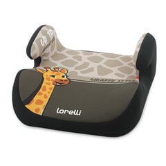 Autokrēsliņš-paaugstinājums Lorelli Topo Comf, 15-36 kg, Giraffe Light-Dark Beige cena un informācija | Autokrēsliņi | 220.lv