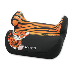 Autokrēsliņš-paaugstinājums Lorelli Topo Comf, 15-36 kg, Tiger Black-Orange cena un informācija | Autokrēsliņi | 220.lv