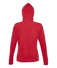 Pieguļoša piegriezuma, sarkans, sieviešu džemperis ar kabatu un kapuci SPENCER WOMEN cena un informācija | Jakas sievietēm | 220.lv