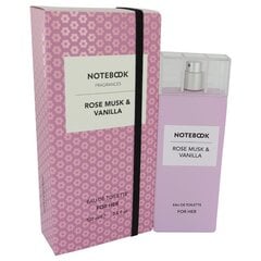 Tualetes ūdens Notebook Fragrances Rose Musk & Vanilla EDT sievietēm 100 ml cena un informācija | Notebook Smaržas, kosmētika | 220.lv