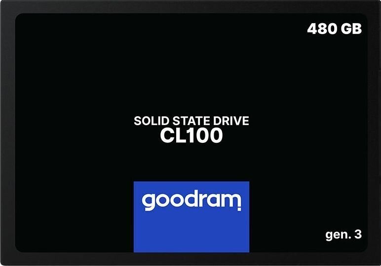 GoodRam SSDPR-CL100-480-G3 цена и информация | Iekšējie cietie diski (HDD, SSD, Hybrid) | 220.lv