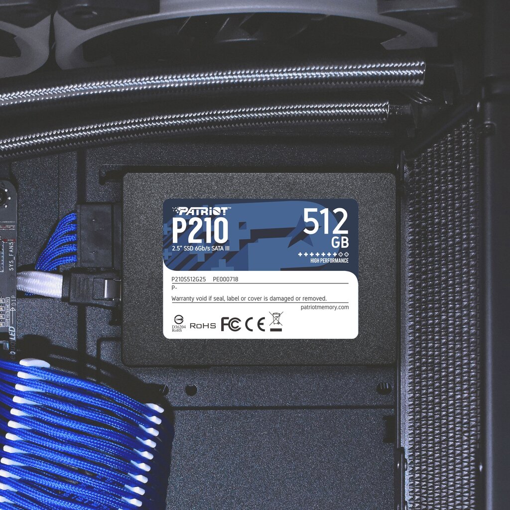 Patriot P210S512G25 цена и информация | Iekšējie cietie diski (HDD, SSD, Hybrid) | 220.lv