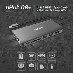 UNITEK D1019A цена и информация | Адаптеры и USB разветвители | 220.lv