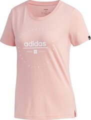 T-krekls sievietēm Adidas Adi Clock Tee W FM6152, rozā cena un informācija | Sporta apģērbs sievietēm | 220.lv