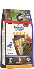 Bosch HPC barība ar pīli un rīsiem pieaugušiem suņiem 15kg cena un informācija | Sausā barība suņiem | 220.lv