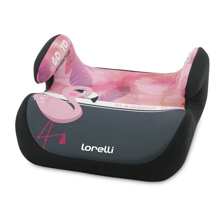 Autokrēsliņš-paaugstinājums Lorelli Topo Comf, 15-36 kg, Flamingo Grey-Pink цена и информация | Autokrēsliņi | 220.lv