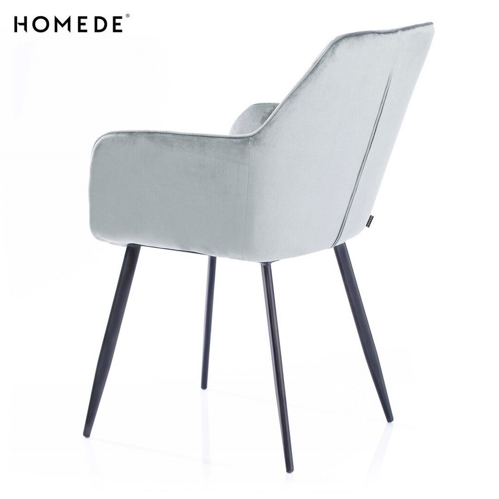 Krēsls Homede Vialli, gaiši pelēks cena un informācija | Virtuves un ēdamistabas krēsli | 220.lv