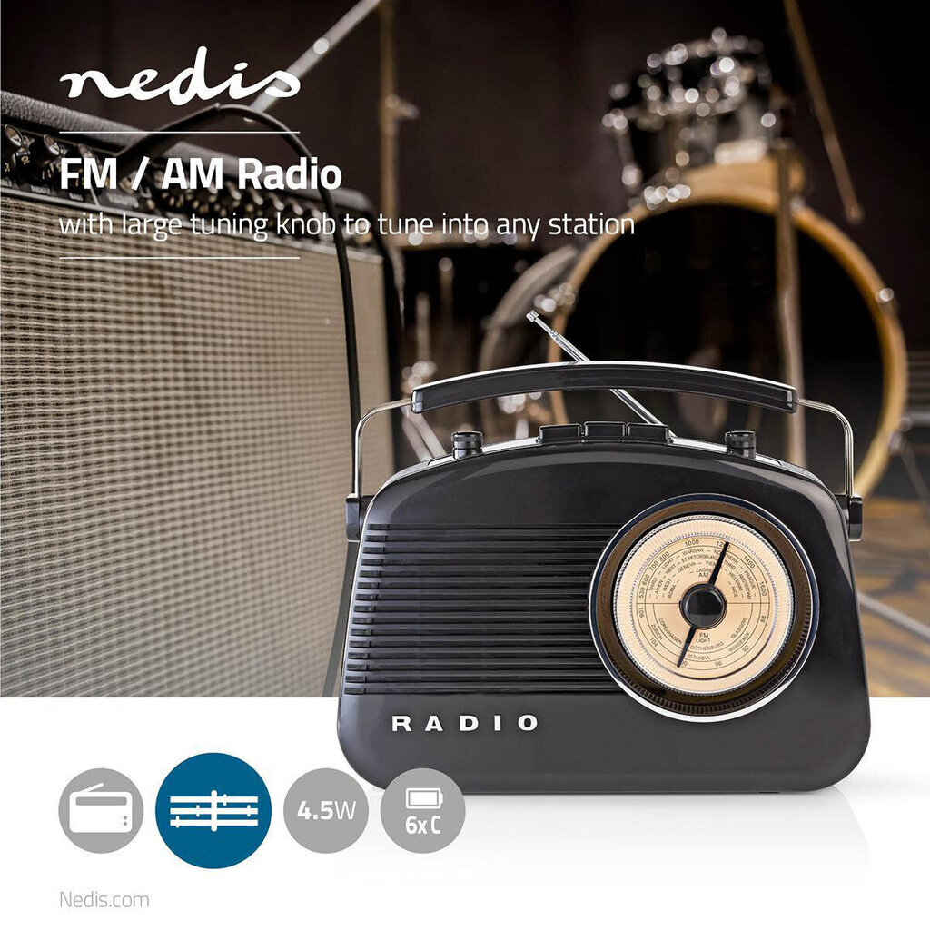 Nedis RDFM5000BK cena un informācija | Skaļruņi | 220.lv