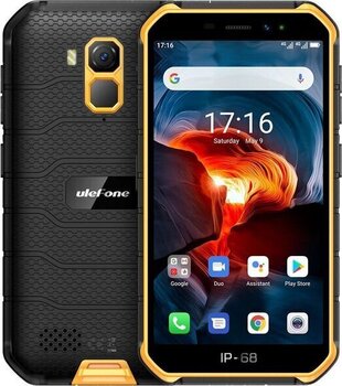 Ulefone Armor X7, 16GB, Dual SIM, Orange цена и информация | Мобильные телефоны | 220.lv