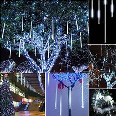 Ziemassvētku virtene Meteoru lietus, 8 LED cena un informācija | Ziemassvētku lampiņas, LED virtenes | 220.lv
