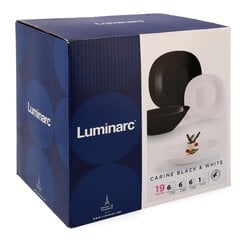 Сервиз Luminarc Carine Blanco, 19 предметов цена и информация | Посуда, тарелки, обеденные сервизы | 220.lv