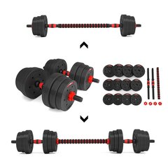 Svaru un grifu komplekts HMS SGP20, 20 kg cena un informācija | HMS Sports, tūrisms un atpūta | 220.lv